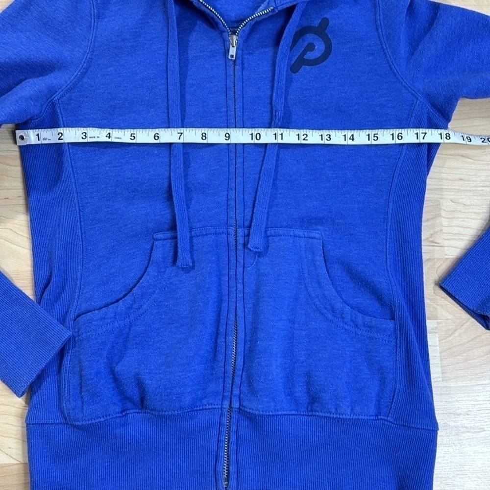 Peloton “Together” Royal Blue Full Zip Hoodie Womens XS - Picture 5 of 10